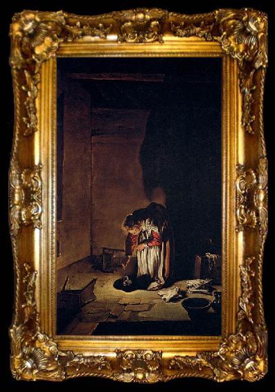 framed  Domenico Fetti Parable of the Lost Drachma, ta009-2